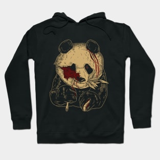 Panda Zombie Halloween Bamboo Funny Art Hoodie